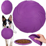 &Scaron;unų skraidanti lėk&scaron;tė-dubenėlis Springos, 18 cm, violetinė