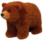 Grizzlybj&oslash;rn Plysbamse 25x15 cm - All About Nature