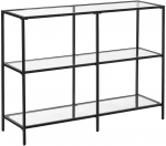 Songmics Konsolinis stalas, 100x73x30 cm, juodas