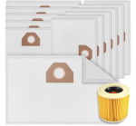 Dulkių siurblio mai&scaron;eliai FilterMaster su oro filtru, 10 vnt.