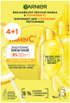 Garnier Set of brightening fabric masks with vitamin C 4+1 pcs veido odos priežiūra Moterims