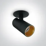 6,5W LED įleidžiamo montavimo pakreipiamas &scaron;viestuvas, juodas, 3000/3500/4000K, 11107RA/B/V