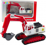 Lean Toys Metal Crawler Excavator with Movable Swivel Bucket, Cabin, Lights, Sounds