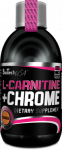 BioTech L-Karnitinas + Chromas Skystas Koncentratas 500ml Apelsino