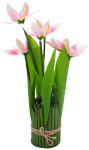 Dirbtinė orchidėjų puok&scaron;tė, 30 cm - Rožinė