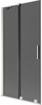 Vonios sienelė Mexen Velar, 90 x 150 cm, Brushed nickel/Graphite