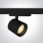 26/30/35W LED akcentinis &scaron;viestuvas į 3 fazių bėgelius, juodas, 3000/3500/4000K, 65634DT/B/V