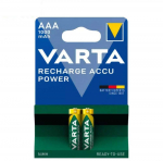 Varta AAA įkraunamos baterijos 1000mAh R2U, 2 vnt.