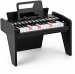 Bonideco Select Mini pianino klaviatūra su natų stovu, juoda, 2,5kg, 38x23x27 cm