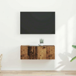 TV staliukas TV sieninė spintelė 2 pcs Senovinis medis 39 x 31 x 29,5 cm