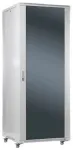 Spinta Digitus SOMI Networks | 27U, 19&Prime; laisvai stovinti spinta | 27U-60/60NAC | Pilka | Maks. apkrova 800 kg | Nuimamos ir užrakinamos &scaron;oninės plok&scaron;tės | Stiklinės durelės | Nesurinkta | Gylis: 60 cm
