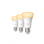 Philips Hue WA 810 A60 3P EU | E27 | 6 W | Warm to cool baltas light | Bluetooth, Zigbee