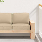 Pallet pagalvių rinkinys 2 pcs Smėlio Oksfordo audinys