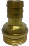 Žalvarinis žarnos antgalis GF, 1"x 20 mm, i&scaron;or. sr.