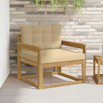 Lauko Vidurinis Sofa Poliesteris Balta