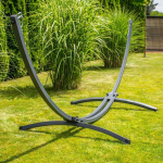 Go garden Metalinis hamako stovas 250 kg dvivietis plieno sodo stelažas reguliuojamas