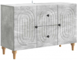Televizoriaus spintelė Betono pilka 89 x 34,5 x 60 cm