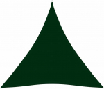 Uždanga nuo saulės, tamsiai žalia,4,5x4,5x4,5m,oksfordo audinys