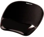 Fellowes CRYSTAL Gelio pelės kilimėlis su rie&scaron;o atrama, juodas