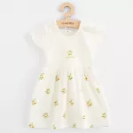 New Baby Olives trumpomis rankovėmis ekologi&scaron;kos medvilnės suknelė kūdikiams