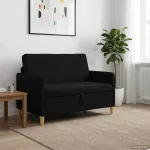 Sofa su saugojimo vieta Juoda 122 x 78 x 87 cm Poliesteris
