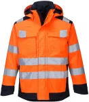 &Scaron;varkas nuo lietaus ir elektros i&scaron;krovos Portwest MV70, Dydis: XXXL, Pw spalvos: Oranžinis/Navy