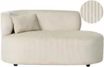Sofa Beliani Kairinis gultas &bdquo;VANVEY&ldquo;, velvetinis, &scaron;viesiai smėlio spalvos