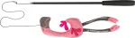 Trixie Teleskopinė žaislinė me&scaron;kerė su flamingo, katėms, stiklo pluo&scaron;tas, 42&ndash;106 cm (TX-45646)