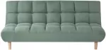 Beliani Dvivietė sofa-lova RISOR, &scaron;viesiai žalia