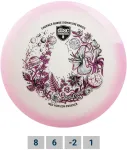 Diskgolfo diskas Fairway Driver NEO HORIZON ESSENCE Astral Bloom Candance Burge series Rožinė