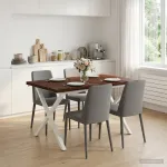 Gyvas kra&scaron;tas valgomojo stalas 90 x 55 x 75 cm