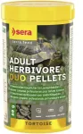 Maistas vėžliams - Sera Tortoise Adult Herbivore Duo granulės 250 ml, 80 g