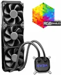 Evga clc 360 mm all-in-one rgb led cpu skystinis au&scaron;intuvas, 3 x fx12 120 mm pwm ventiliatoriai, intel, amd, 400-hy-cl36-v1