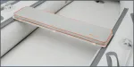 Mink&scaron;tas sėdynės užvalkalas valčiai Kolibri 70x20x3 cm &scaron;viesiai pilkas