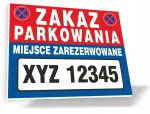 Lentelė Privati Valda su Registracijos Numeriu arba Įmonės Pavadinimu 30x40cm