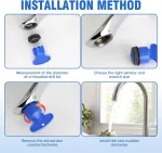 5 perlator raktų rinkinys, mai&scaron;ytuvo aeratorius, skirtas neoperl perlator m18.5 sieteliui, grohe perlator universalūs raktai, aeratoriaus įrankio aeratoriaus adapteris m16.5/m18.5/m21.5/m22/m24
