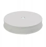 Stilingas elektrinis besisukantis ekranas, patefonas, apkrova 25 kg, 30 cm, baltas