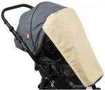 Babylux stogelis nuo saulės vežimėliui, atsparus vandeniui, smėlio spalvos
