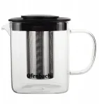 Virdulys Ofenbach Stiklinis arbatinukas/kavinukas arbatai, kavai, žolelėms, 1000 ml
