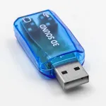 I&scaron;orinė Usb garso plok&scaron;tė 4 vnt. su 7.1 kanalo garsu
