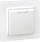 Simon 10 serijos Schuko sieninis lizdas 250v 10a, montuojamas