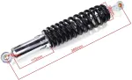 Other GALINIS AMORTIZATORIUS ATV 150 DIABLO Juodas FUXIN WB