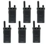 6 ne&scaron;iojamų radijo stotelių rinkinys PNI PMR R60 446MHz, 0.5W, 16 programuojamų kanalų, 16 PMR ir 50 CTCSS bei 104 DCS tonų, nuskaitymas (Scan), klaviatūros užraktas, SOS, monitorius, 1200mAh baterija