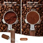 5 dalių kavos grūstuvo rinkinys 51 mm, espresso grūstuvo rinkinys su dugnu neturinčiu portafiltru 51 mm su 3 auselėmis, espresso grūstuvas, espresso kilimėlis, wdt įrankis, suderinamas su Delonghi Dedica Ec685, Ec680, Ec785, Ec885