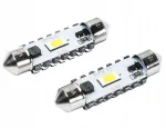 Vision Led lemputės C5w C10w 39mm Sv8.5 vamzdelinės 12v/24v Canbus 2vnt baltos