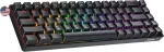 Geeky Gk65 65% | kar&scaron;to keitimo mechaninė žaidimų klaviatūra | 68 klavi&scaron;ų daugiaspalvis rgb led ap&scaron;vietimas, skirtas pc/mac žaidėjams | ansi us american i&scaron;dėstymas (juoda, mechaninė ruda)