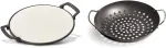 Enders&reg; Switch Grid picos akmens laikiklis, pagamintas i&scaron; ketaus, skirtas enders&reg; dujiniams griliams su rust-in-grate sistema, 7790 ir daržovių keptuvės grilio priedai 8790, bbq gourmet, daržovėms, salotoms, žuviai, keptuvei