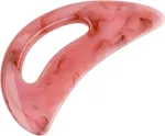 Nivofu didelis gua sha masažuoklis, viso kūno anticeliulitinis gua sha masažas, gua sha grandiklis, limfodrenažinis masažuoklis nugarai, kaklui, veidui, kojų masažo įrankis, raumenų atpalaidavimas ir skausmo mal&scaron;inimas (rožinis)
