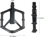 Platt Dviračių pedalai kalnų dviračiui, plento dviračiui, 2du Mtb pedalai su aliuminio lydinio platforma, Bmx/mtb pedalai su a&scaron;ies skersmeniu 9/16 colio