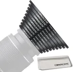 Filtrų žiedų adapterių rinkinys, metaliniai pakopiniai filtrai visiems prekių ženklams, uv nd cpl 40.5-49 mm, 49-52 mm, 52-55 mm, 55-58 mm, 58-62 mm, 62-67 mm, 67-72 mm, 72-77 mm, 77-82 mm + objektyvo valymo &scaron;luostė